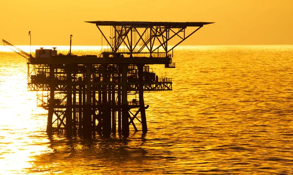 Offshore Ölplattform Oder Förderplattform Südchinesischen Meer Malaysia — Stockfoto