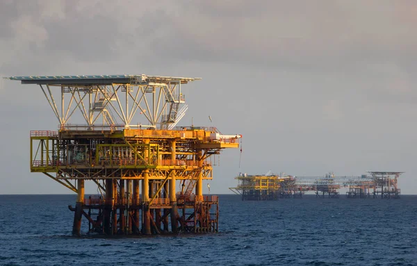 Offshore Ölplattform Oder Förderplattform Südchinesischen Meer Malaysia — Stockfoto