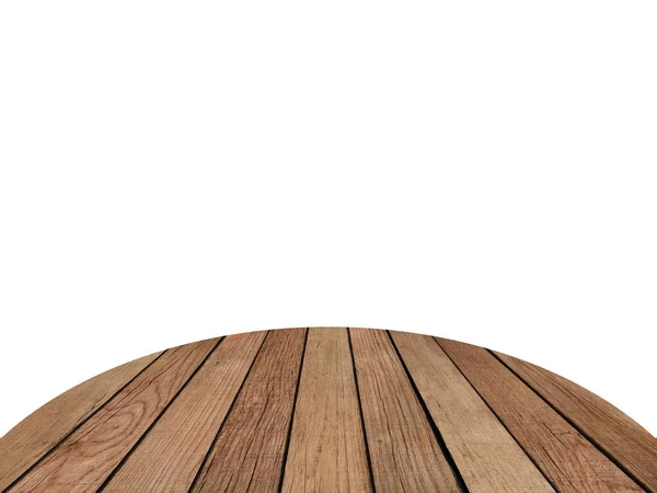 Rund Holz Tisch Boden Textur Vintage Hintergrund Stockfoto