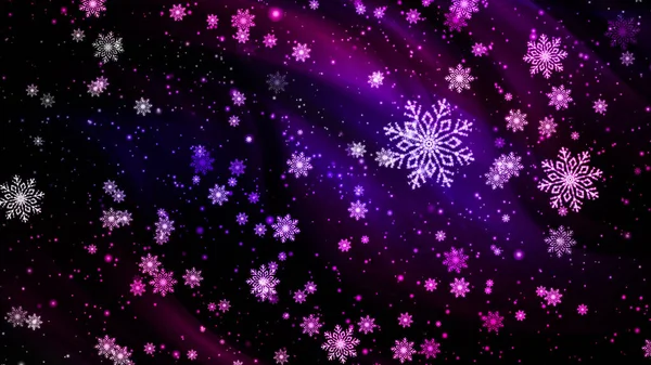 Weihnachten Schneeflocken Urlaub Farbverlauf Hintergrund — Stockfoto