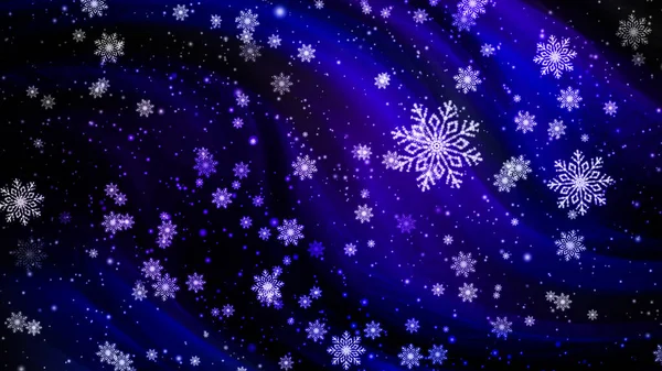 Boże Narodzenie Płatki Śniegu Wakacje Gradient Kolor Tła — Zdjęcie stockowe