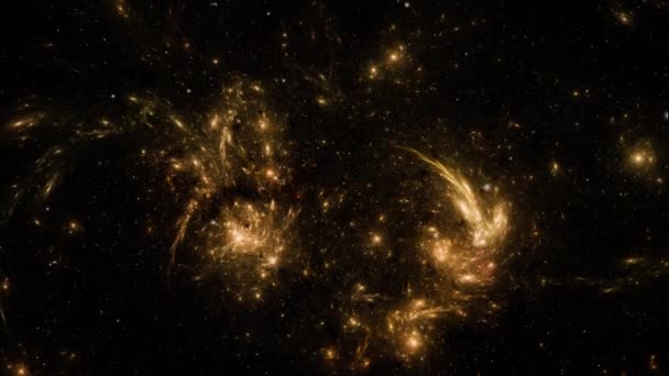 Fondo Campo Estrella Textura Fondo Del Espacio Exterior Estrellado Colorido — Vídeo de stock