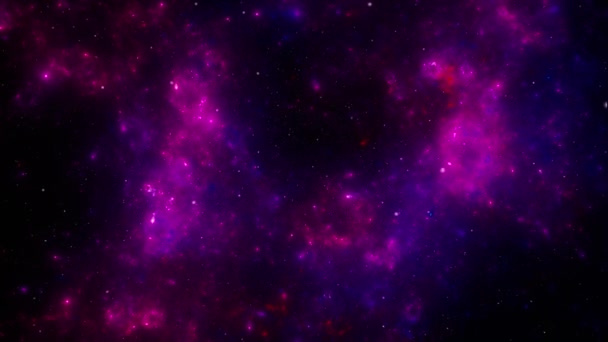 Fondo Campo Estrella Textura Fondo Del Espacio Exterior Estrellado Colorido — Vídeo de stock