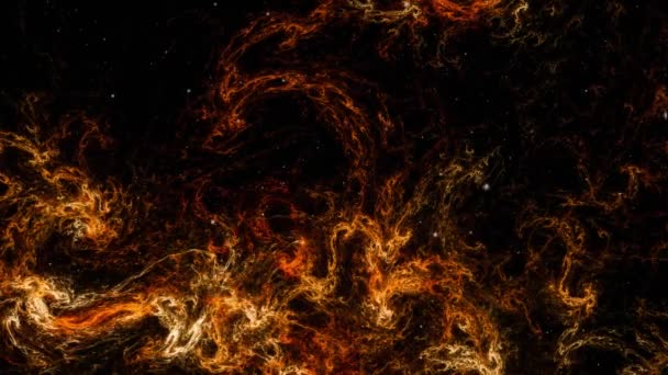 スターフィールドの背景 星空の宇宙背景テクスチャ カラフルな星空 スカイ外宇宙背景 — ストック動画