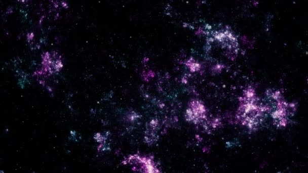 Sternenfeld Hintergrund Sternenhimmel Weltraum Hintergrund Textur Bunte Sternenhimmel Weltraum Hintergrund — Stockvideo