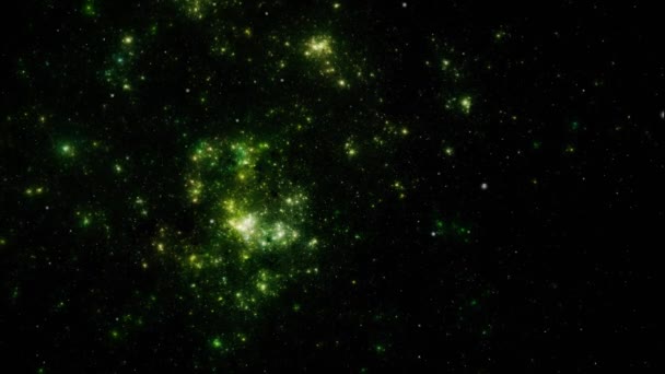 Sfondo Del Campo Stellare Struttura Dello Sfondo Stellato Dello Spazio — Video Stock