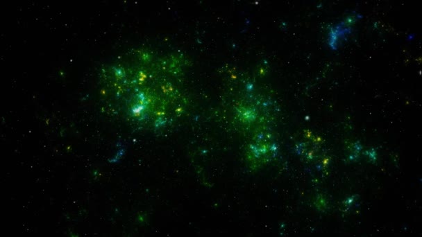 Yıldız Alanı Arkaplanı Yıldızlı Uzay Arka Plan Dokusu Renkli Yıldızlı — Stok video