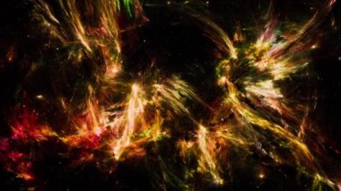 Yıldız alanı arkaplanı. Yıldızlı uzay arka plan dokusu. Renkli Yıldızlı Gece Gökyüzü Dış Uzay arkaplanı