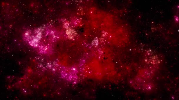 Star Field Background Starry Outer Space Background Texture Colorful Starry — Stock Video