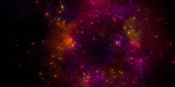 Stjärnfältsbakgrund Starry Yttre Rymden Bakgrund Struktur Färgglada Starry Night Sky — Stockfoto