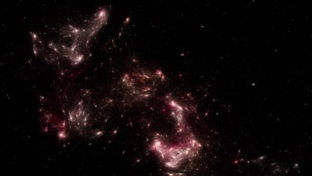 Steaua Fundal Înstelat Textura Fundal Spațiu Exterior Colorat Starry Night — Videoclip de stoc