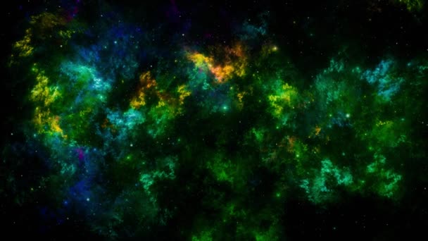 Yıldız Alanı Arkaplanı Yıldızlı Uzay Arka Plan Dokusu Renkli Yıldızlı — Stok video