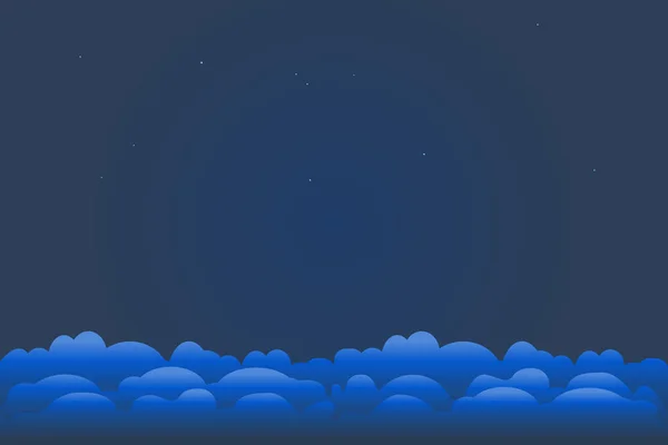 Niebiański Firmament Fantastyczne Nocne Niebo Abstrakcyjne Tło Chmury Prognozują Tło — Wektor stockowy