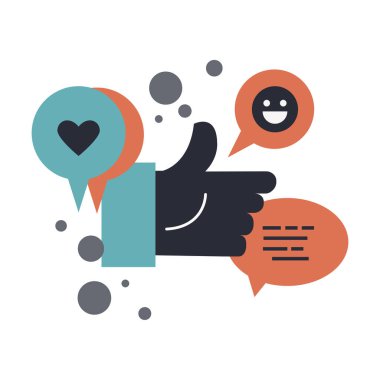 Geri bildirim. Müşteri hizmetleri illüstrasyonuna not veriyorum. Web sitesi değerlendirme ve değerlendirme konsepti. Düz vektör illüstrasyonu