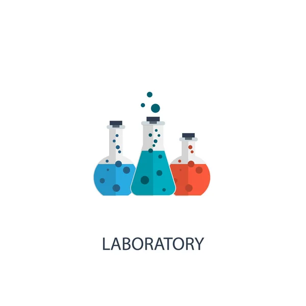 Laboratorium Creatief Icoon Eenvoudige Element Illustratie Laboratorium Concept Symbool Ontwerp — Stockvector