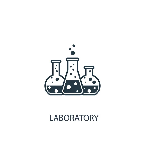 Икона Лабораторного Творчества Простая Иллюстрация Элемента Дизайн Символа Лабораторной Концепции — стоковый вектор