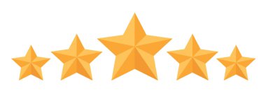 Geri bildirim kavramı, ifadeler, mesajlar ve bildirimler. Müşteri hizmetleri illüstrasyonuna not veriyorum. Beş büyük yıldız ve eleştirmen. Düz vektör