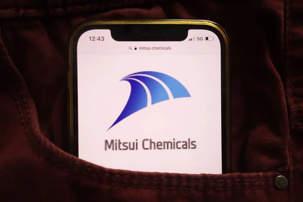 Konskie Poland January 2022 Mitsui Chemicals Inc Logo Displayed Mobile — Stock Photo, Image