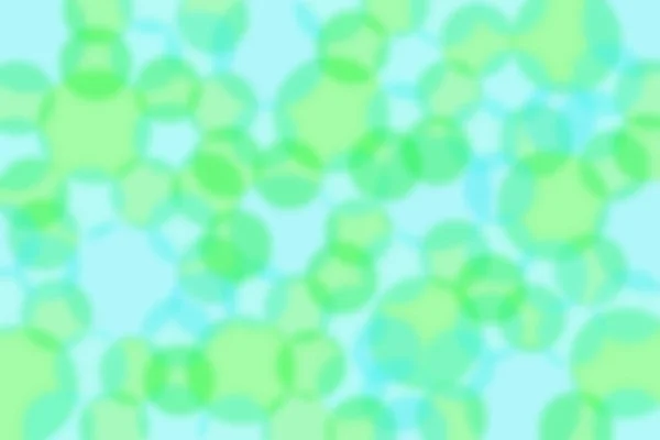 Absztrakt Homályos Háttér Kék Zöld Színű Buborékok Kreatív Tér Tervezéshez — Stock Fotó
