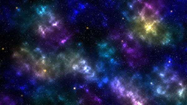 Stars Galaxies Outer Space Endless Universe Astronomy Background Beautiful Wallpaper — Stockfoto