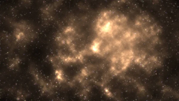 Yttre Rymden Bakgrund Med Lysande Stjärnor Och Realistisk Nebulosa Oändligt — Stockfoto