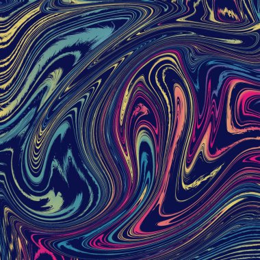 Koyu arkaplanda dalgalar olan geri dönüş deseni.