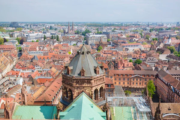 Bela Vista Catedral Estrasburgo Para Edifício Cidade Estrasburgo Alsase França — Fotografia de Stock
