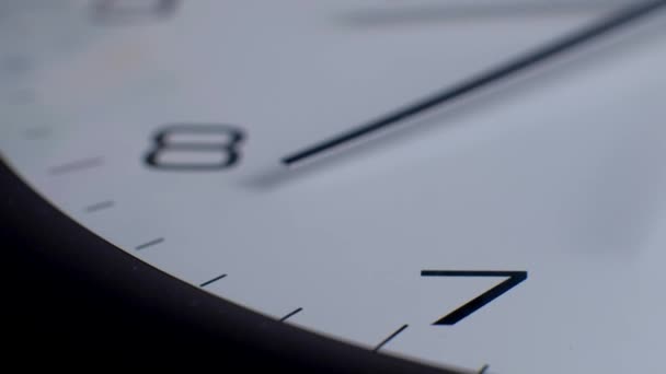 Horloge de bureau macro images — Video