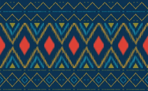 Embroidery Pattervector Geometric Ethnic Element 디지털 인쇄를 Line Batik 텍스처 — 스톡 벡터