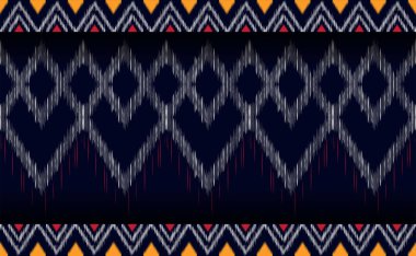 Geometrik etnik model, nakış sürekli kabile arka planı, grafik kumaş soyut vektör tasarımı.