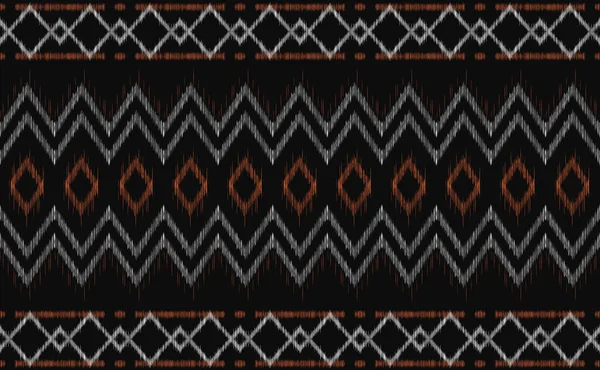 Vektor Pola Etnis Latar Belakang Batik Geometris Ilustrasi Antik Garis - Stok Vektor