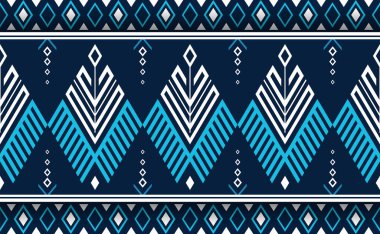 Geometrik etnik şablon, işlemeli element aztec arkaplan, yazdırmak için vektör zigzag kare dokusu