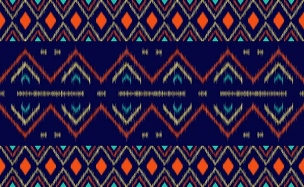 Vetor Padrão Étnico Fundo Antigo Gráfico Geométrico Textura Têxtil Sem — Vetor de Stock