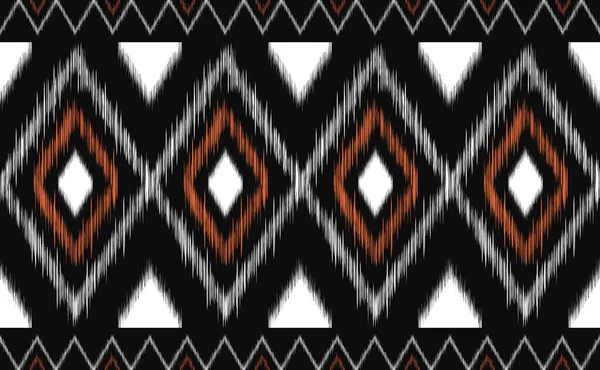 Geometric Ethnic Pattern Embroidery Graphic Antique Background Vector Square Texture — 图库矢量图片