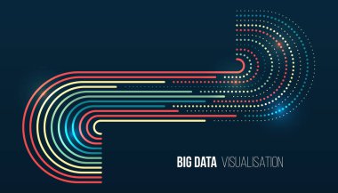 Veri sıralanıyor. Vektör Dalgaları teknoloji geçmişi. Satır dizisi ve ikili kodlu soyut akış bilgisi. Filtreleme makinesi algoritmaları. Büyük veri görselleştirmesi. Bilgi Analitiği kavramı.