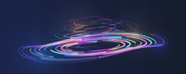 Büyük veri görselleştirmesi. Bilgi analizi konsepti. Soyut akış bilgisi. Filtreleme makinesi algoritmaları. İkili kod sınıflandırılıyor. Vektör teknolojisi arka planı.