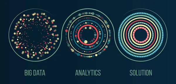 Algoritmos Máquina Filtrante Visualización Moderna Big Data Concepto Análisis Información — Archivo Imágenes Vectoriales