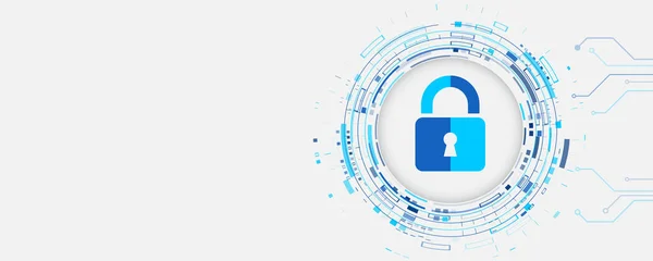 Cybersikkerhed Til Erhvervs Internetprojekter Vektorillustration Datasikkerhedstjenester Databeskyttelse Privatliv Internetsikkerhed Koncept – Stock-vektor