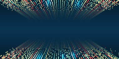 Visualization of Sorting data, Abstract processing of information flow. Vector database background. Filtering machine algorithms. clipart svg vector 