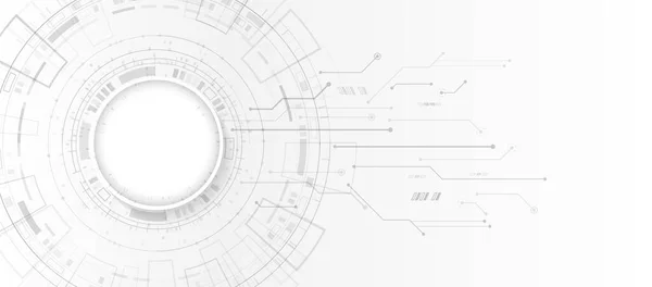 Amplio Concepto Internet Redes Ciberseguridad Ilustración Vectorial Alta Tecnología Con — Archivo Imágenes Vectoriales