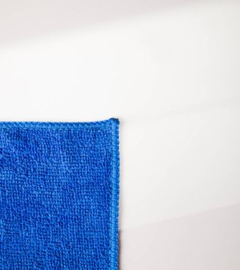 Mavi mikrofiber Tekstil doku arka plan