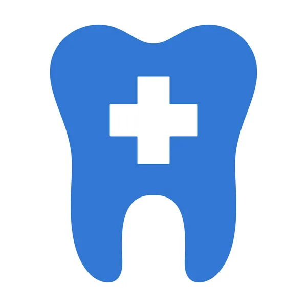 Illustration Logo Créatif Clinique Dentaire Sur Fond Blanc — Image vectorielle