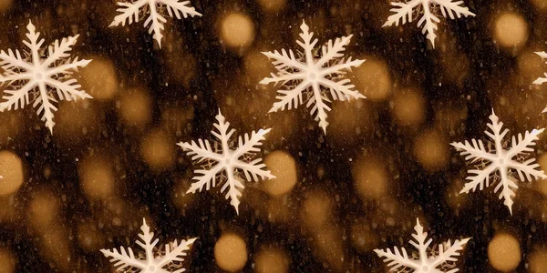 Snowflakes seamless background. The theme of winter holidays, Christmas and New Year texture. Elegant seamless pattern for decor