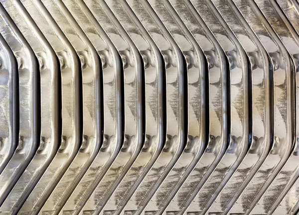 Stahlplatten Mit Gleicher Form Schöne Hintergründe — Stockfoto