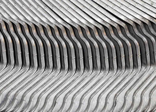 Steel Plates Identical Patterns Look Beautiful — стоковое фото