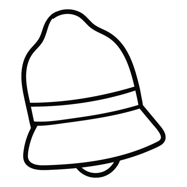 Illustration Isolée Cloche Noël Illustration Vectorielle Pour Noël Élément Bonne — Image vectorielle