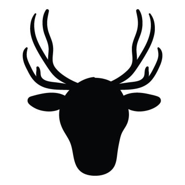 İzole edilmiş Noel Ren Geyiği Gösterimi 