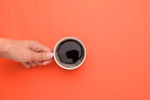 에너지를 증가시키기 커피를 마시는 좋아합니다 — 스톡 사진