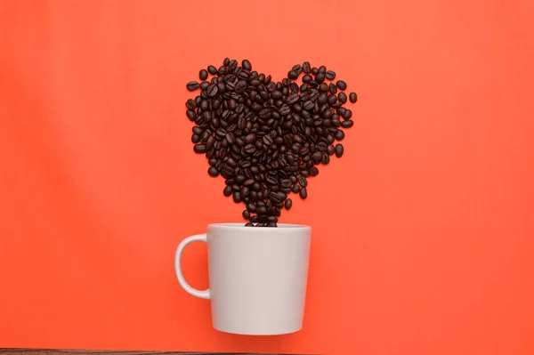 Amor Beber Café Para Aumentar Energía — Foto de Stock