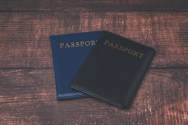 Pasaport Seyahat Yurtdışında Yapmaya Hazırlanın — Stok fotoğraf